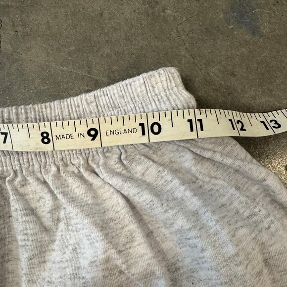 Vintage Y2K Retro 90's Washington DC Purple Grey Cotton Blend Sweat Shorts M - Picture 3 of 5